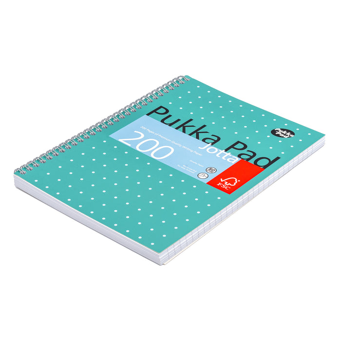 Pukka Pads Metallic Lined B5 Jotta Notebook - Pack of 3