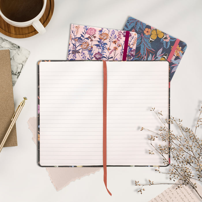 Pukka Pads Bloom A5 Softcover Notebook in Blue