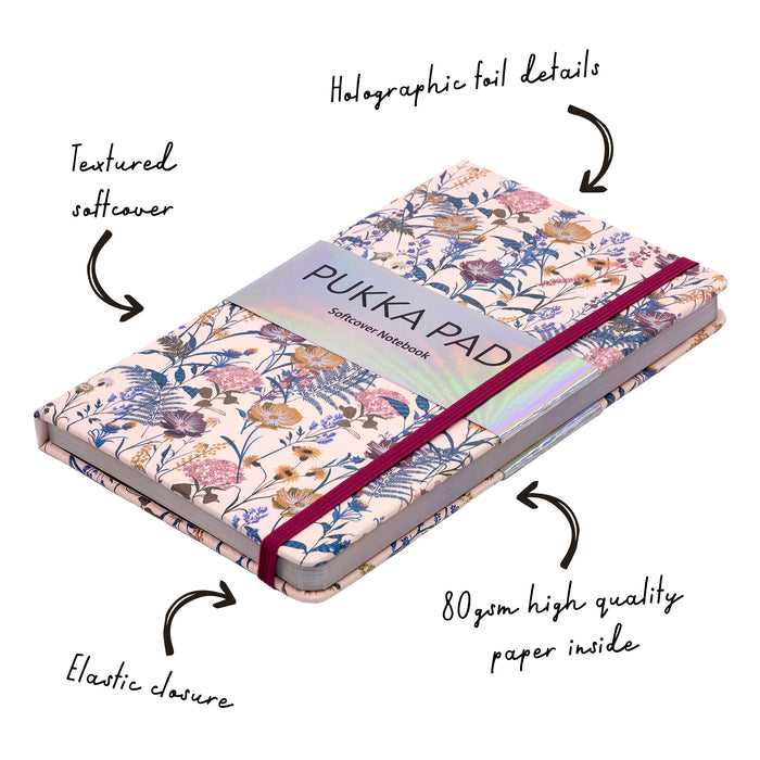 Pukka Pads Bloom A5 Softcover Notebook in Cream