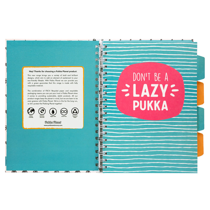 Pukka Planet B5 gelinieerd hardcover projectboek - pakket van 2