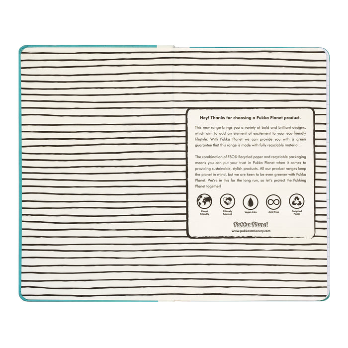 Pukka Planet Soft Cover Lined Notebook 'There is No Planet B'