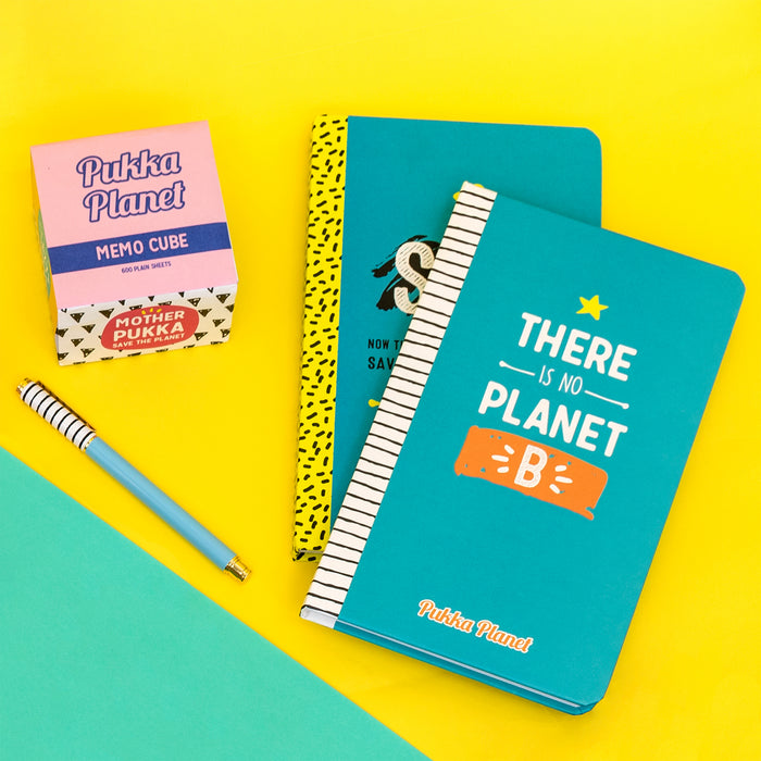 Pukka Planet Soft Cover Lined Notebook 'There is No Planet B'