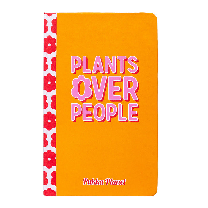 Pukka Planet Soft Cover Lined Notebook 'Plants Over People'