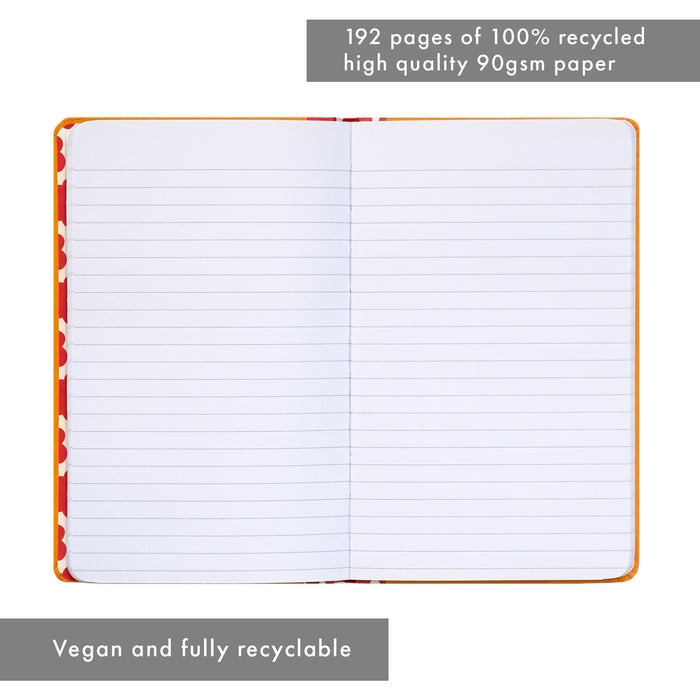 Pukka Planet Soft Cover Lined Notebook 'Plants Over People'