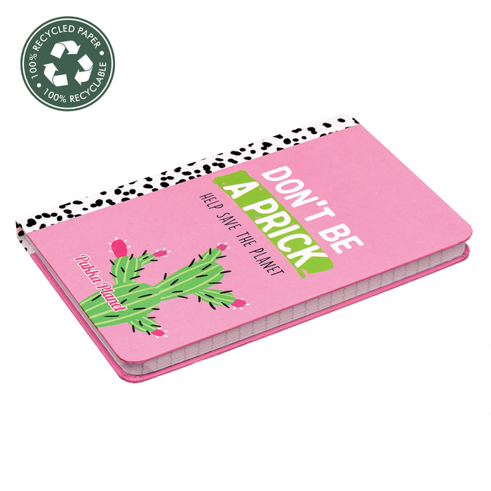 Pukka Planet Soft Cover Lined Notebook 'Don't be a Prick'