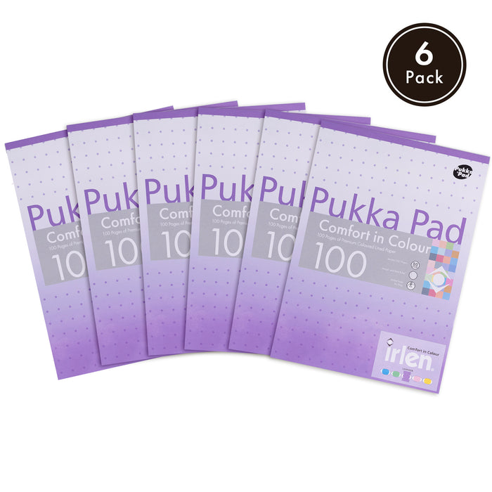 Pukka Pads Irlen A4 Refill Pad in Lavender - Pack of 6