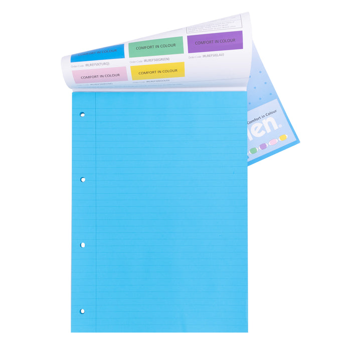 Pukka Pads Irlen A4 Refill Pad in Turquoise - Pack of 6