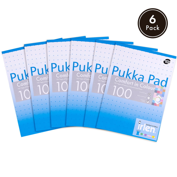 Pukka Pads Irlen Recharge A4 Turquoise - Paquet de 3 