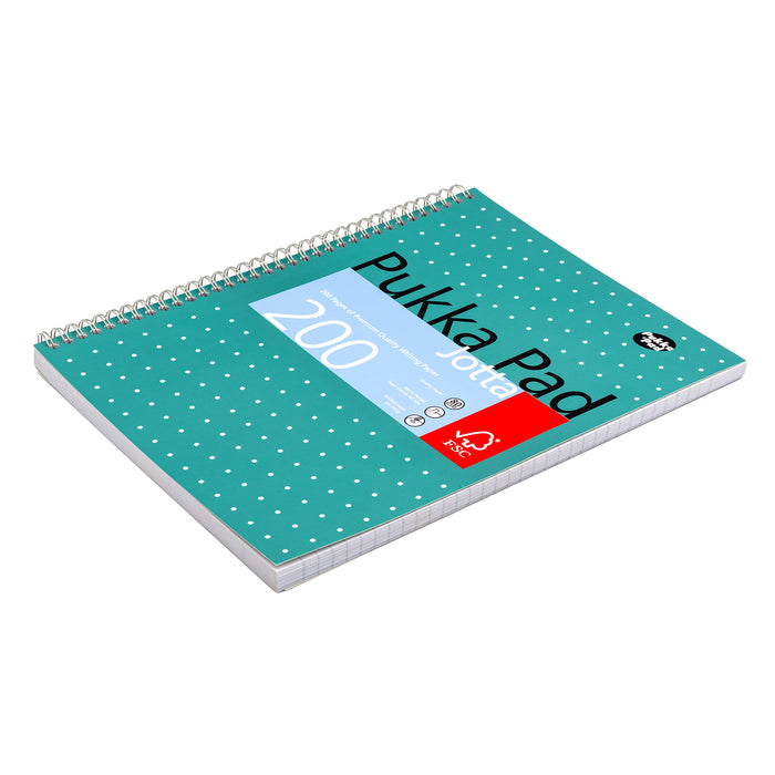 Pukka Pads A4 Metallic liniertes Jotta-Notizbuch – 3er-Pack