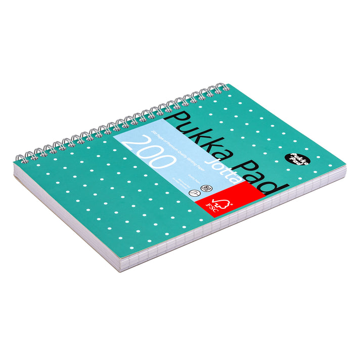 Pukka Pads A5 Metallic Lined Metallic Jotta Notebook - Pack of 3