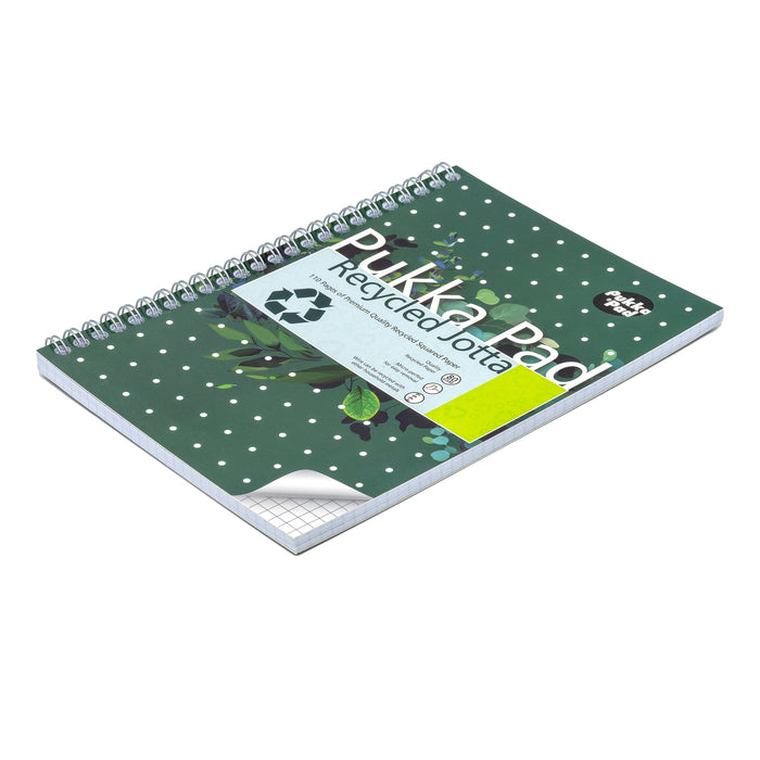 Pukka Pads A5 5x5 Squared Recycled Notebook - Pack of 3