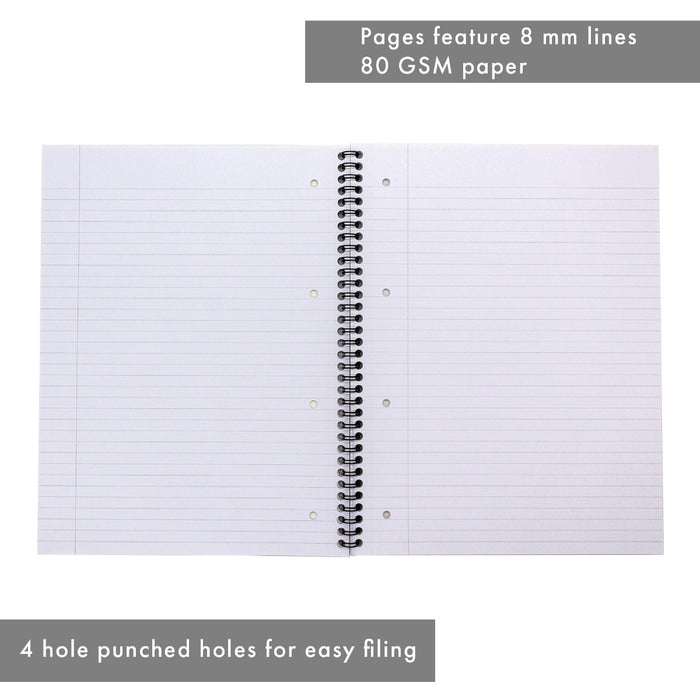 Pukka Pads A4+ linierter Metallic-Editorblock – 3er-Pack