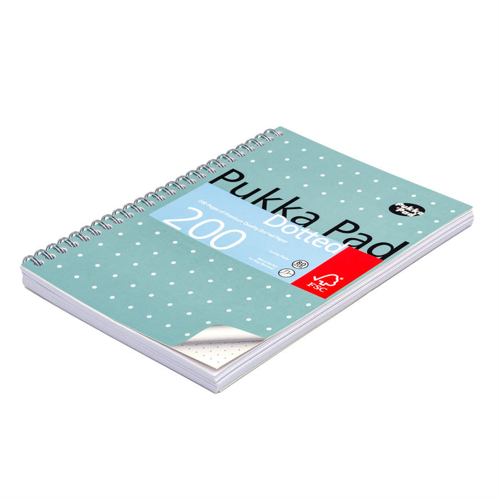 Pukka Pads Metallic 5mm Dot Grid A5 Jotta Notebook - Pack of 3